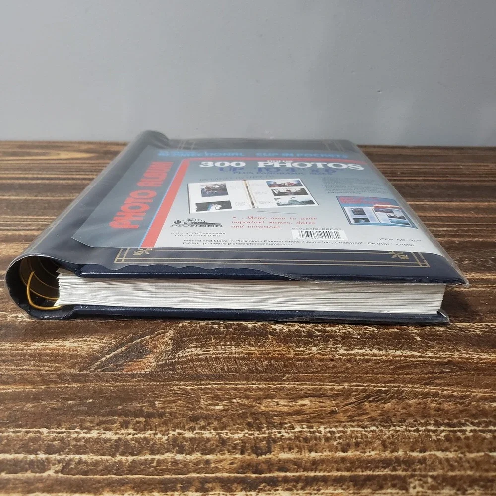 Pioneer Photo Album Lot of 2 BDP-35 300 Photos 4x6 Blue Burgundy New Archival